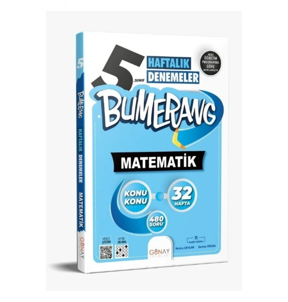 Günay 5.Sınıf Matematik Akıllı Etkinlikli Kitap Bumerang Serisi