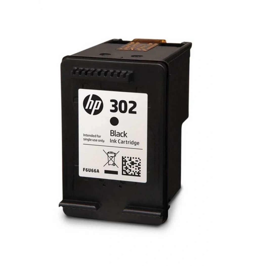 Hp F6U66Ae Color Mürekkep Kartuş 190 Sayfa Siyah No:302