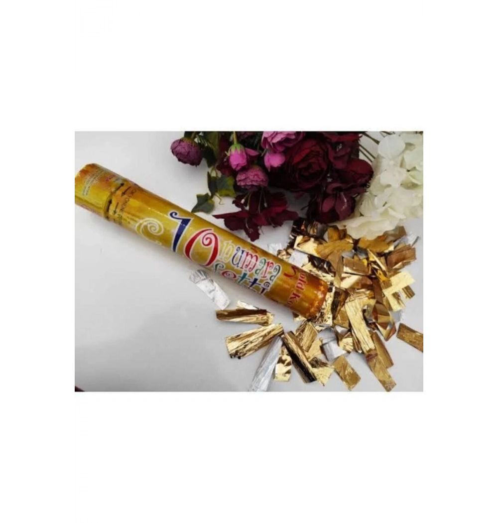 30 Cm  Gold Konfeti
