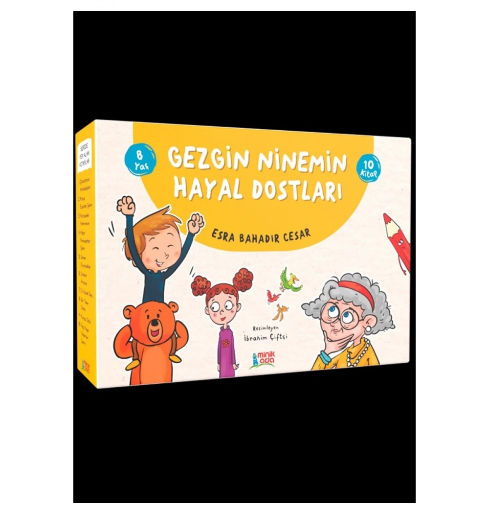 Gezgin Ninemin Hayal Dostları 10 Kitap Set  Minik Ada