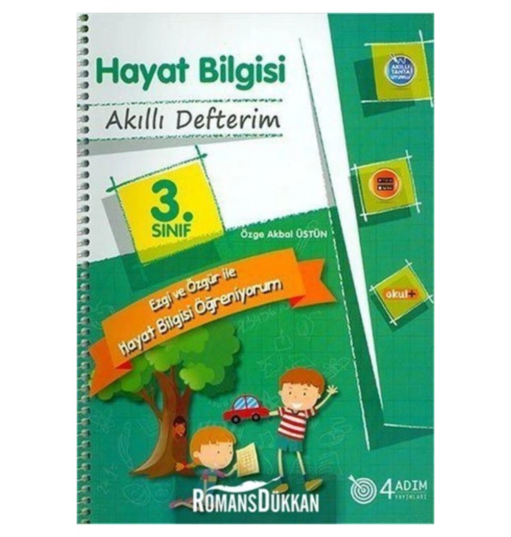 3D Sınıf Hayat Bilgisi Akilli Defterim 4 Adım