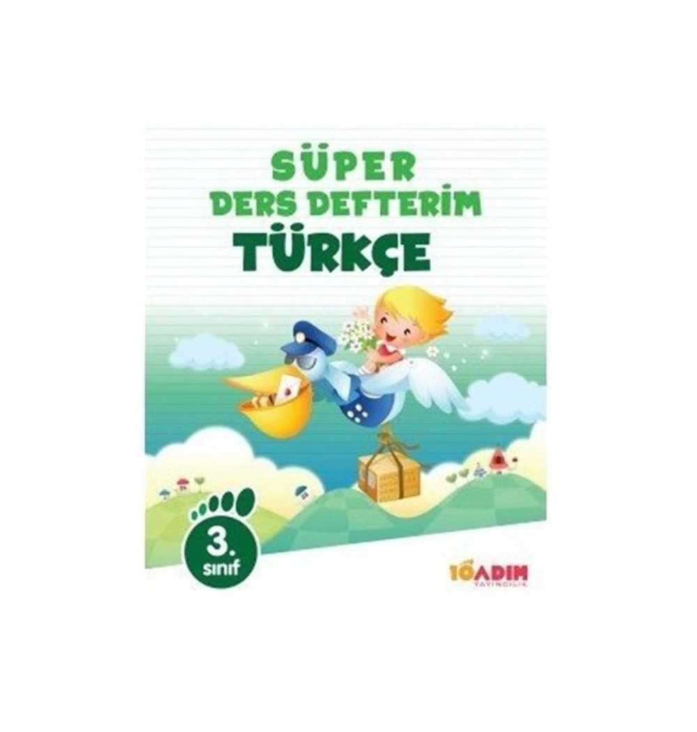 3D Sınıf Türkçe Süper Ders Defterim 10 Adım