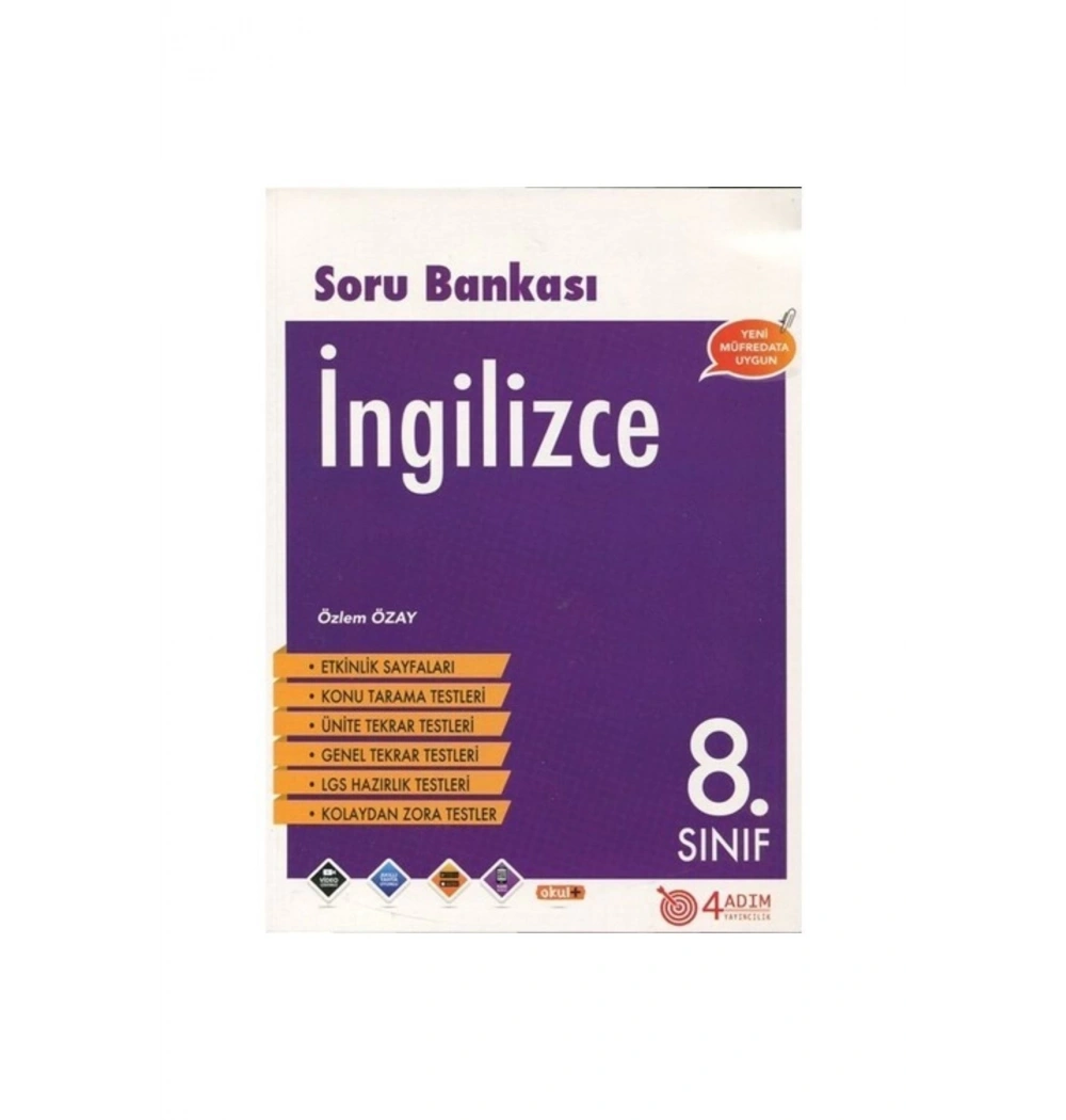 4 Adım 8. Sınıf İngilizce Soru Bankası