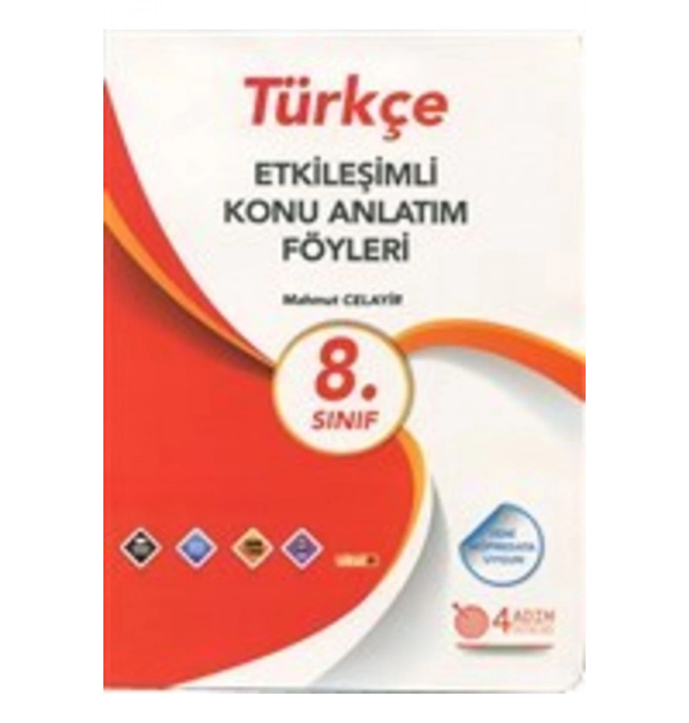 4 Adım 8. Sınıf Türkçe Etkileşimli Konu Anlatim Föyleri
