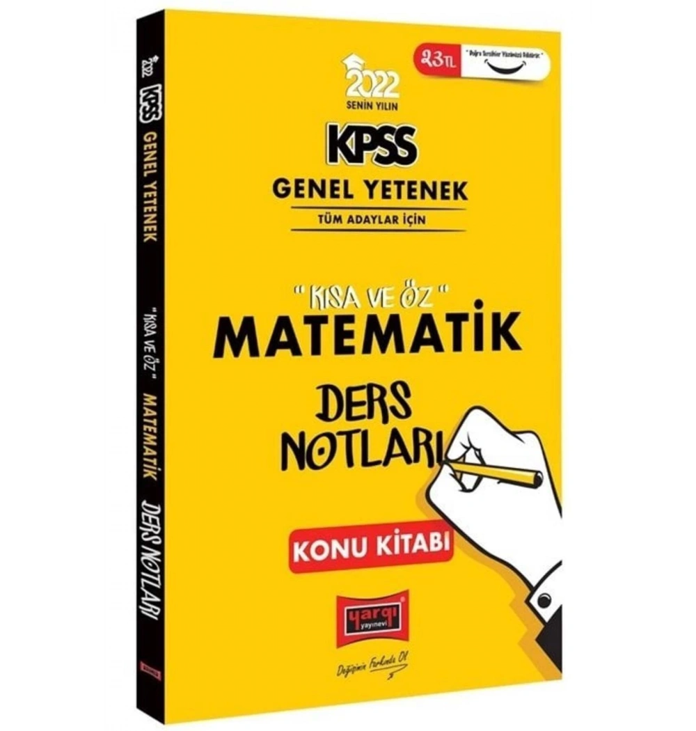 Yargı 2022 Kpss Gy Kısa Öz Matematik Ders Notları Konu Kitabı