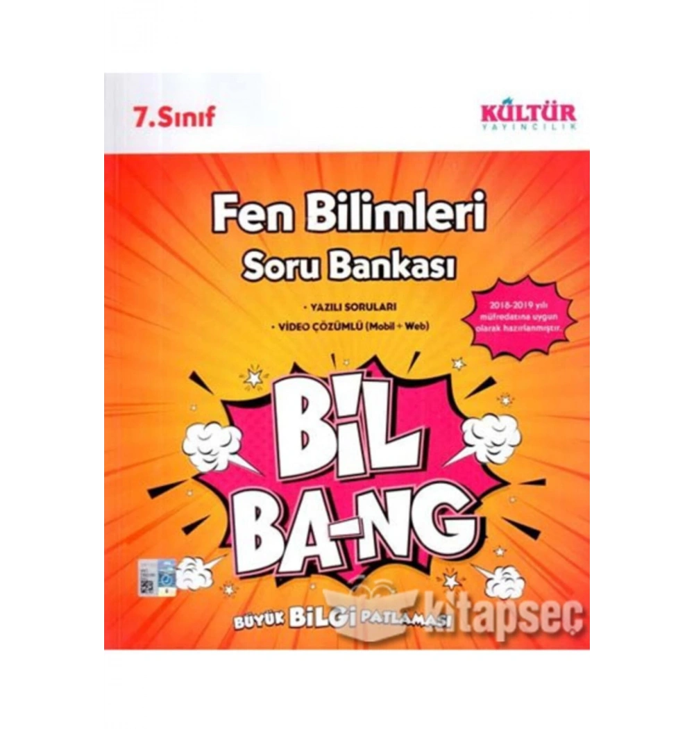 7.Sınıf Fen Bilimleri Soru Bankası Bil Bang   Kültür Yayın