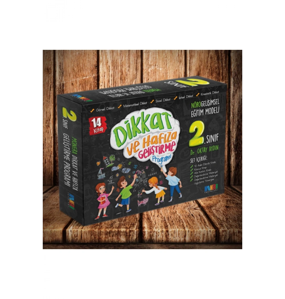 2.Sınıf Dikkat Ve Hafıza Geliştirme Programı 14 Kitap Set Monera Yayın