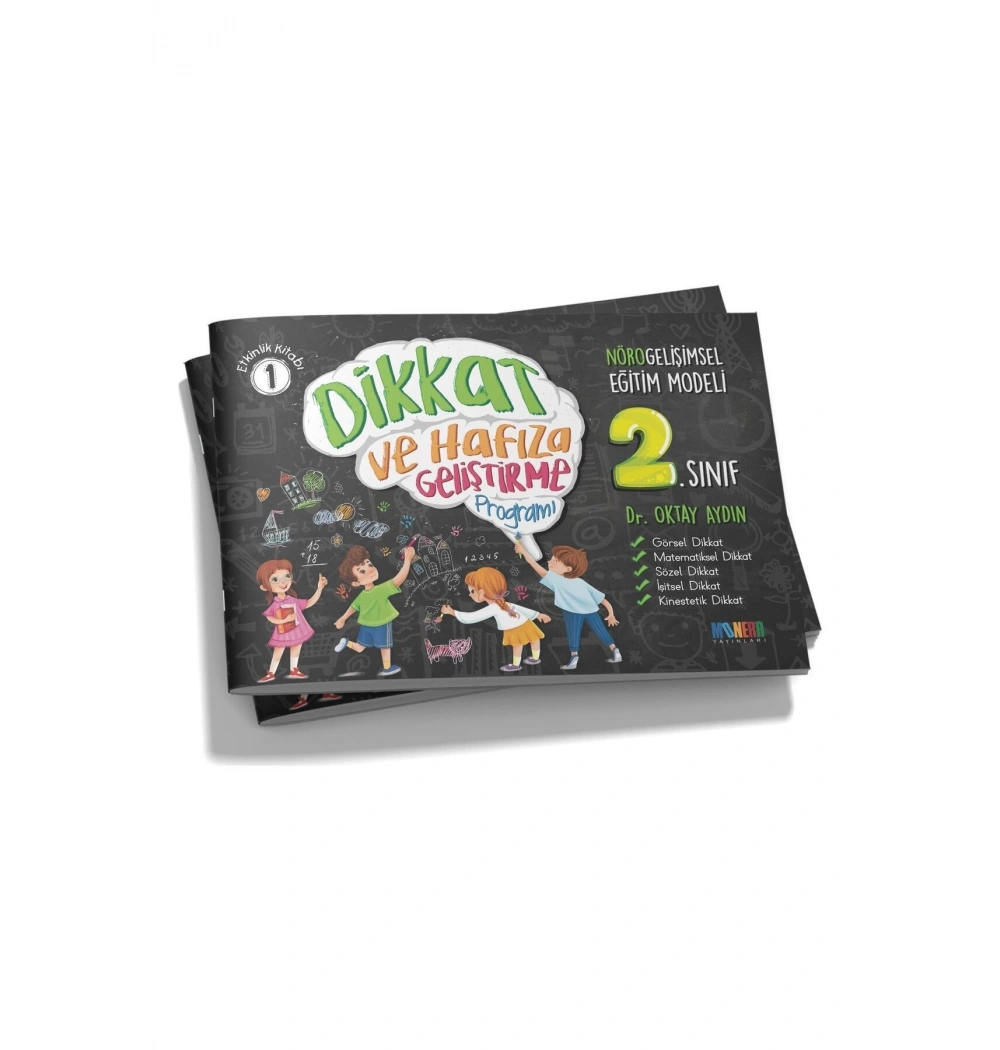2.Sınıf Dikkat Ve Hafıza Geliştirme Programı 14 Kitap Set Monera Yayın
