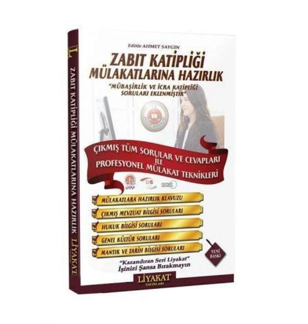 2019  Zabıt Katipliği Mülakat Sınavına Hazırlık Çıkmış Soru Cevap  Kitabı    Liyakat