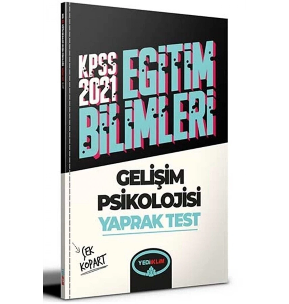 2021 Kpss Eğitim Bilimleri Popüler Gelişim Psikolojisi Yaprak Test Yediiklim