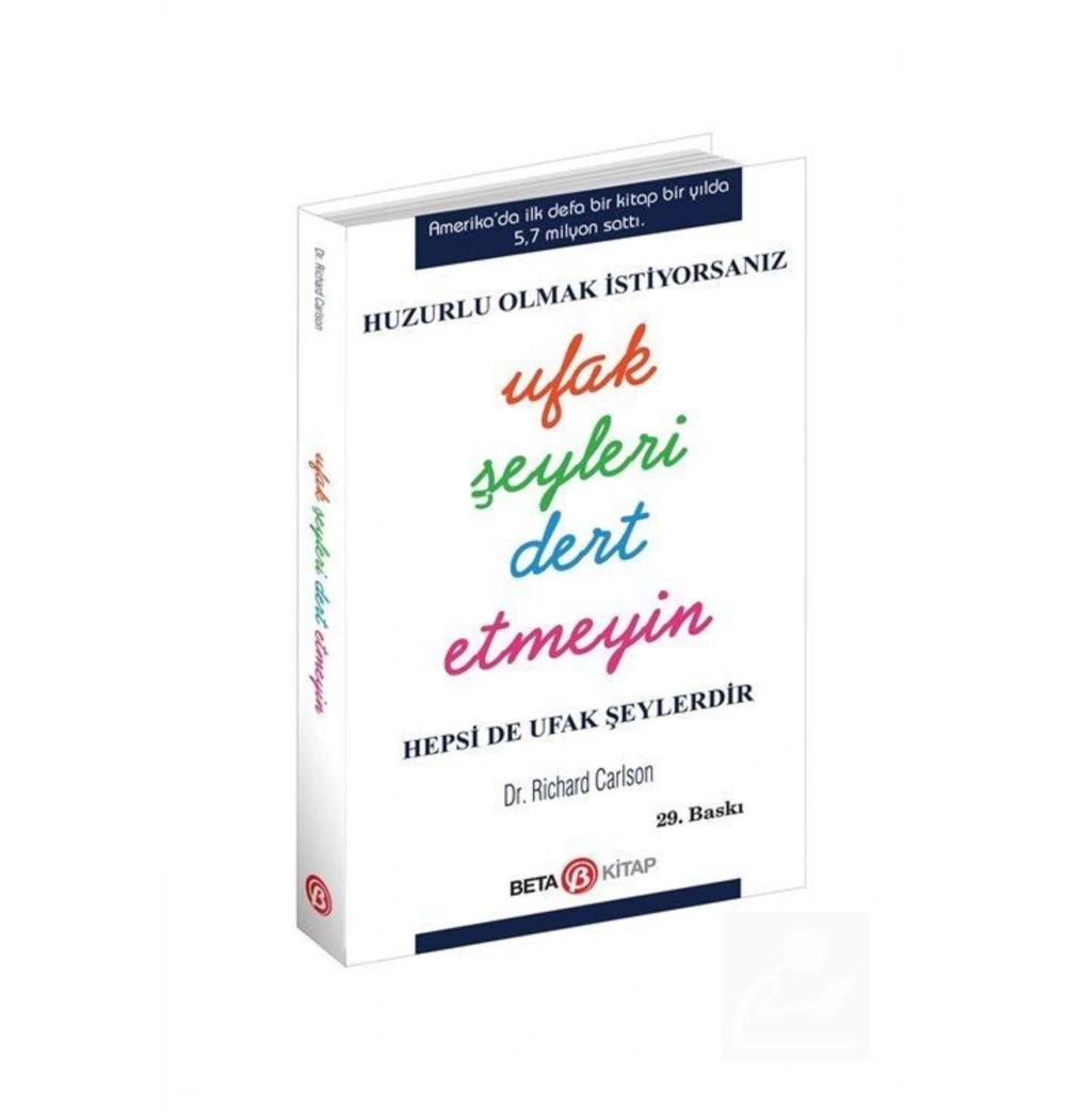Ufak Şeyleri Dert Etmeyin Cep Boy.Richard Carlson