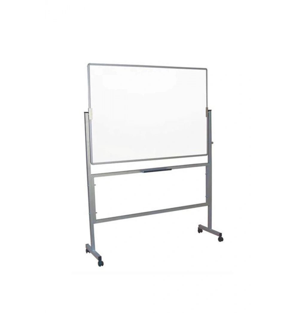 80X120 Elegant  Çerçeve Emaye Yüzey Brifing Beyaz Yazı Tahtası