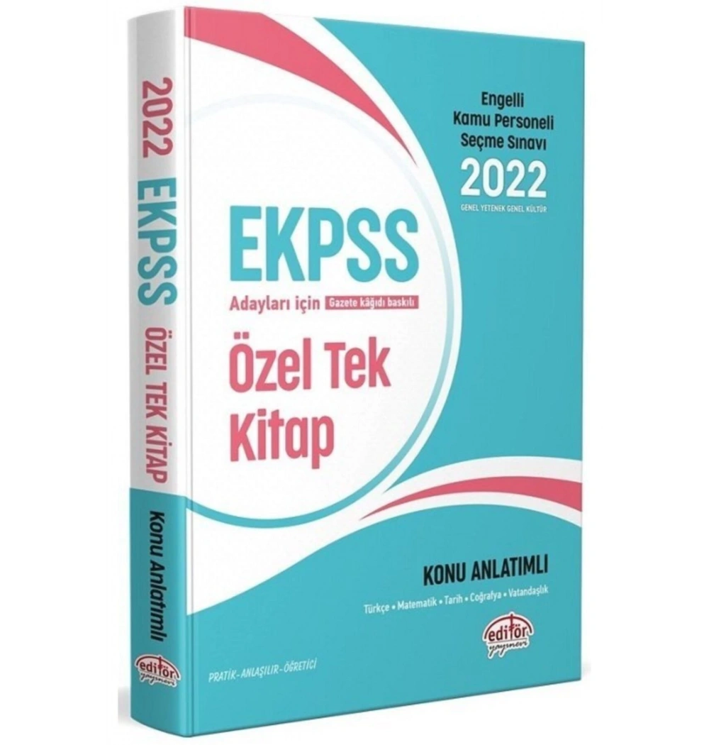 Editör 2024 Ekpss Gy Gk Tek Kitap Konu Anlatımlı Soru Bankası