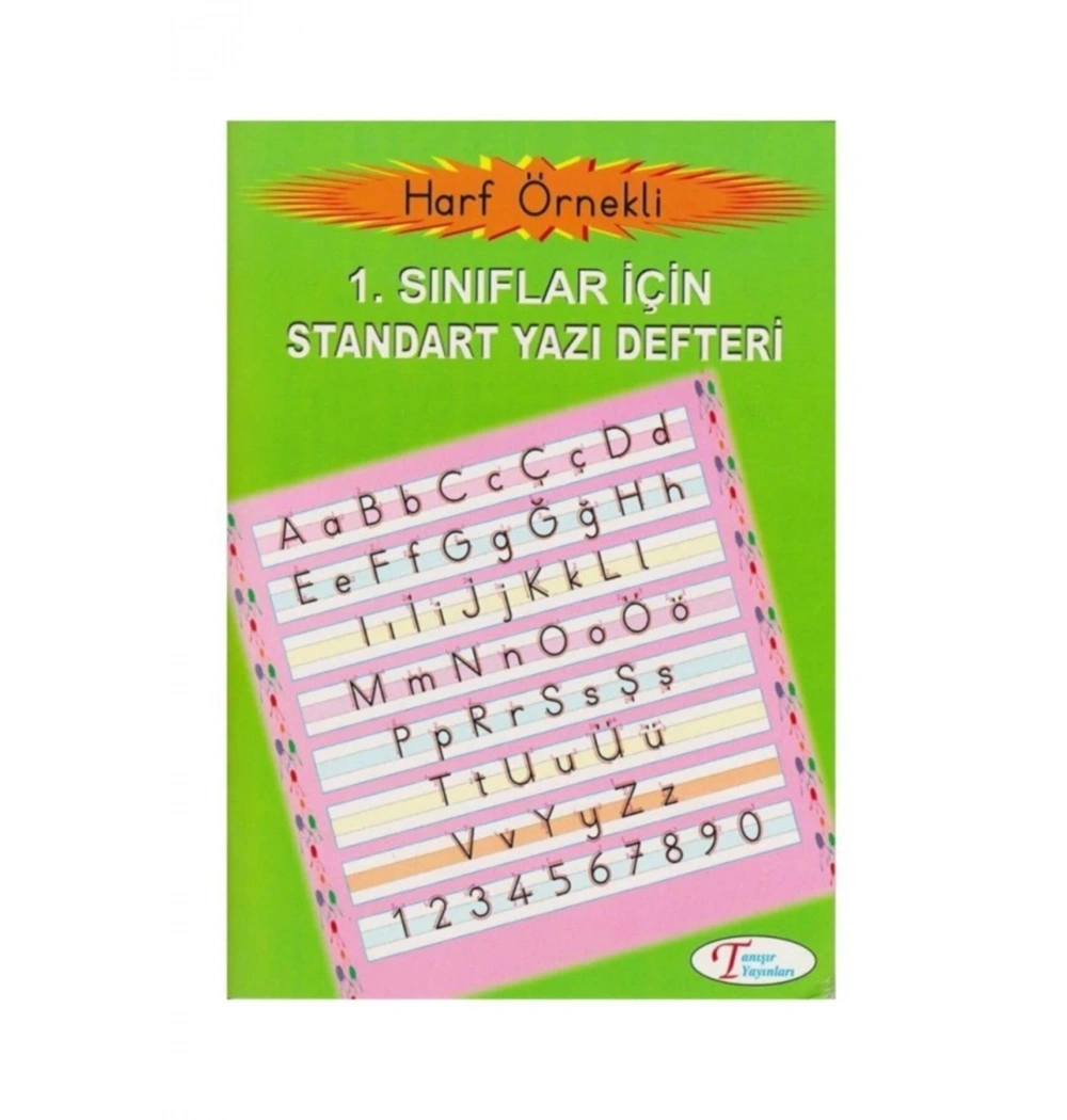 Harf Örnekli 1.Sınıf Standart Yazı Defteri   32 Sayfa    Tanışır