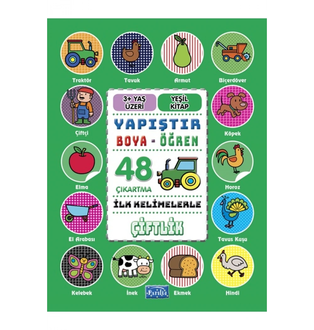 Ilk Kelimelerle Çiftlik Yapiştir Boya Parıltı