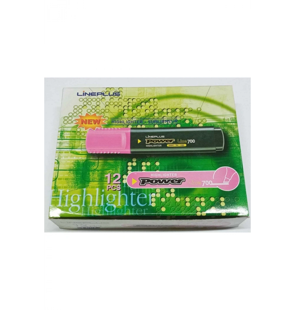 Lineplus Hı-700C Fosforlu Kalem Pembe Kod:40379