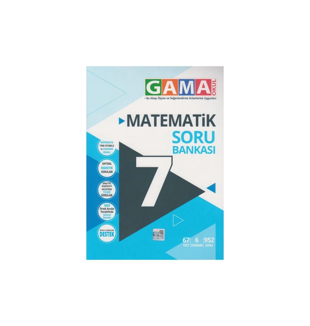 Gama 7.Sınıf Matematik Soru Bankası 3 Lü Set Kurmay Yayın