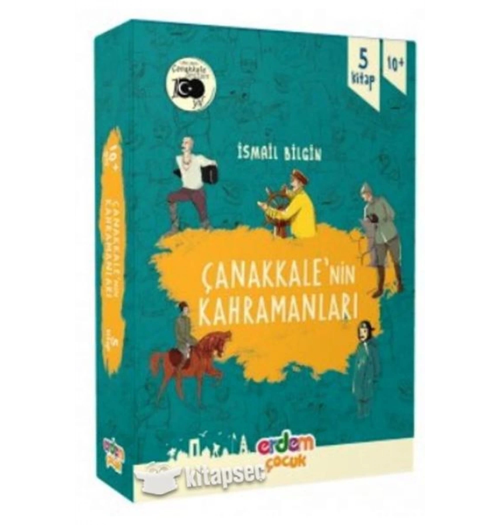 Çanakkalenin Kahramanları 5 Kitap    Erdem