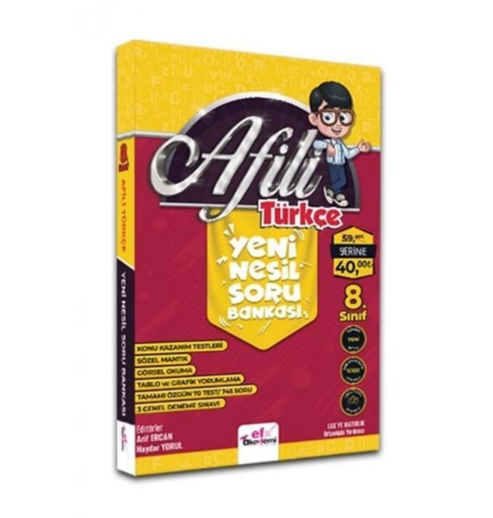 Efx 8.Sınıf Afilli Türkçe Yeni Nesil Soru Bankası