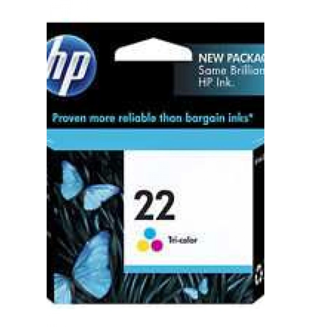 Hp C9352Ae Color Mürekkep Kartuş 165 Sayfa Renkli No:22