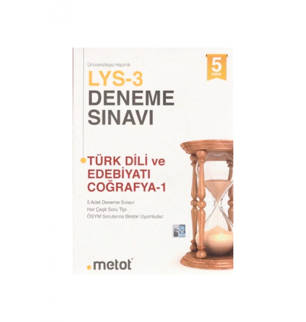 Metot Lys-3 Türk Dili Ve Edebiyatı Coğrafya1 5 Deneme Sınavı