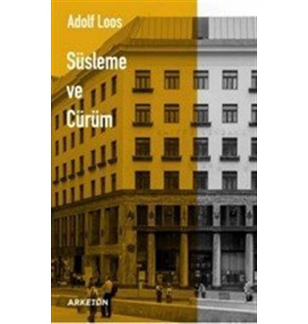 Süsleme Ve Cürüm  Adolf Loos  Arketon