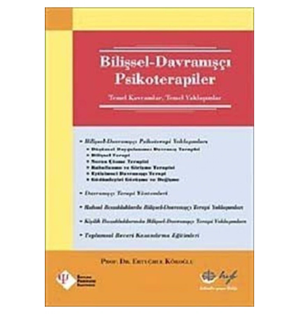 Bilişsel-Davranışçı Psikoterapiler-Hyb Yayıncılık