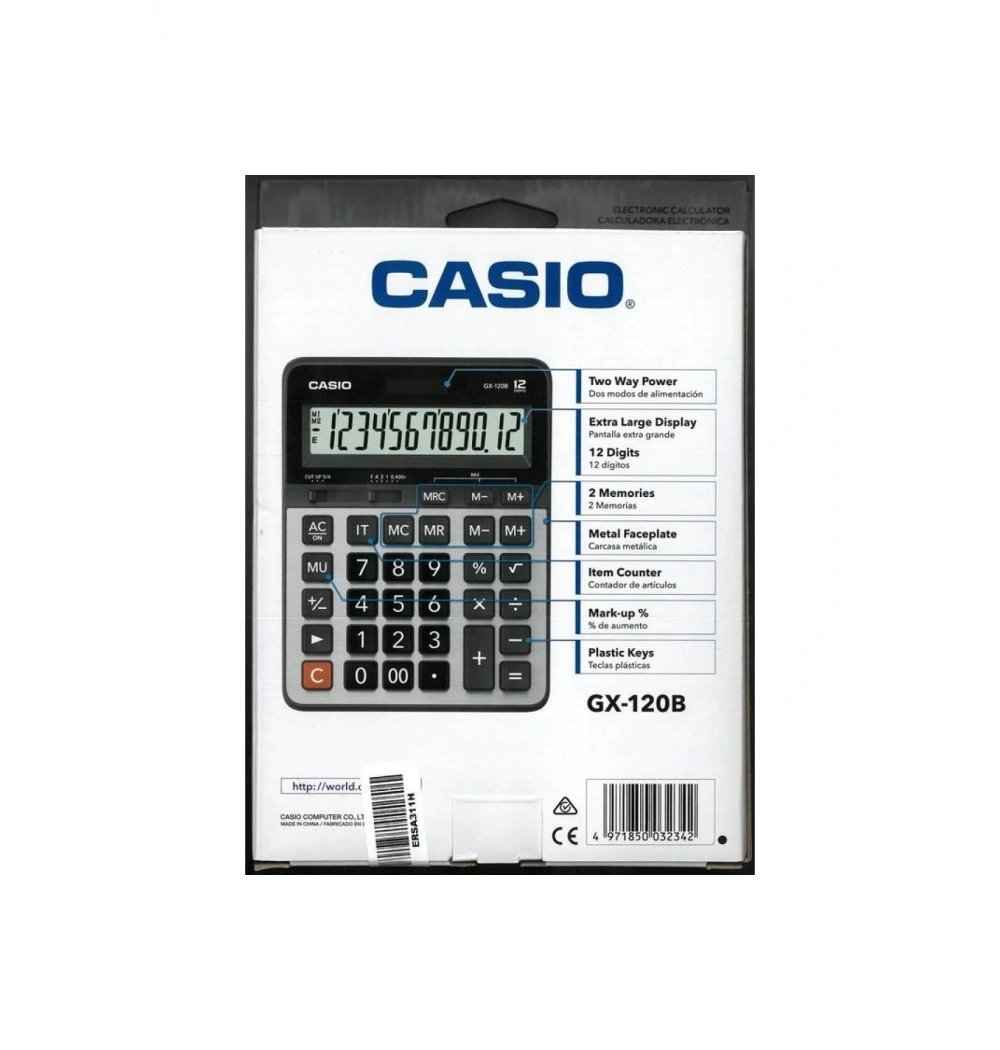 Casıo Hesap Makinası Gx-120B