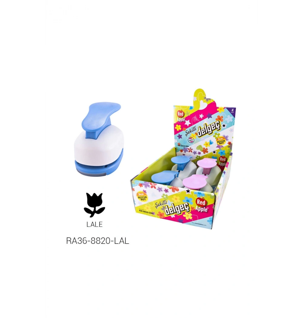 Red Apple Şekilli Mega Boy Delgeç Lale