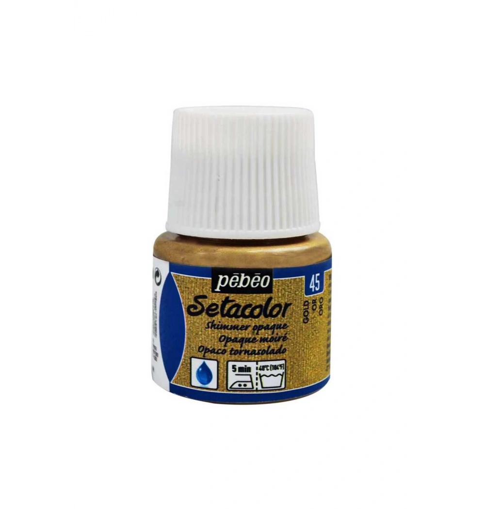 Pebeo 295- 45 45Ml Setacolor Kumaş Boyası Pırıltı Altın