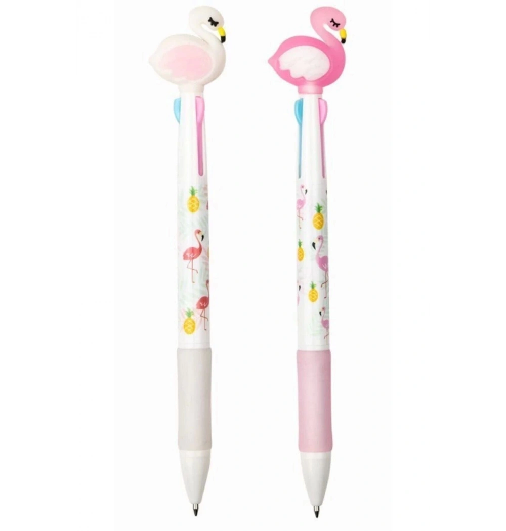 Mikro Sc-R102-36 Flamingo 3 Renk Tükenmez Kalem