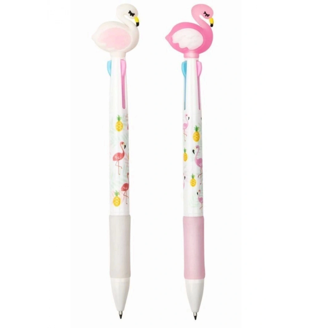 Mikro Sc-R102-36 Flamingo 3 Renk Tükenmez Kalem