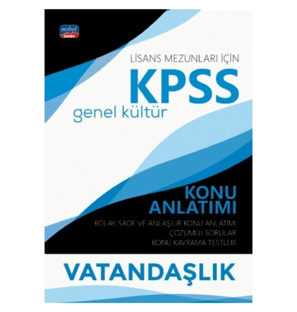 Nobel Kpss Lisans Gk Vatandaşlık Konu Anlatım