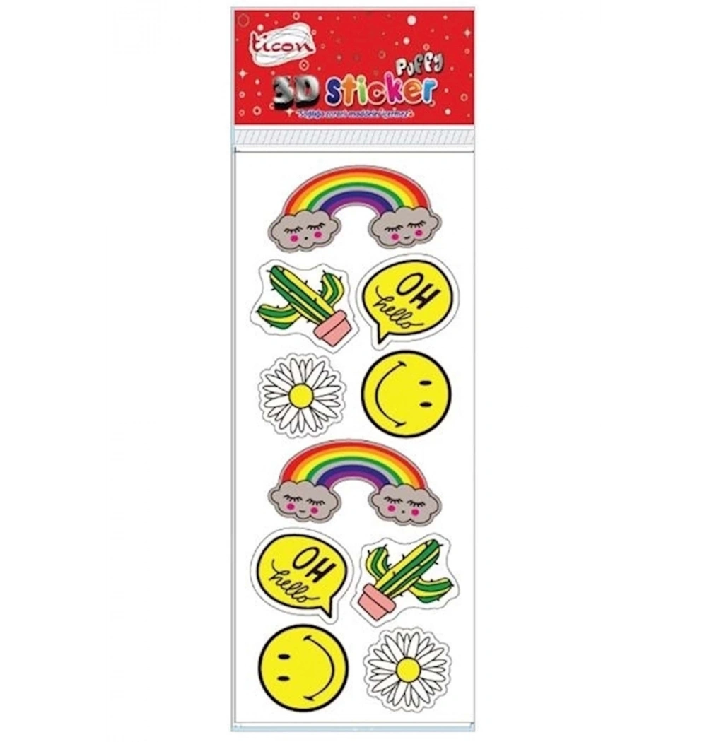 Ticon 3D-69 Puffy Sticker Kod:276442
