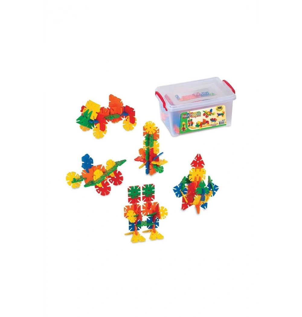 Kutuda Plastik 200 Parça Magic Puzzle