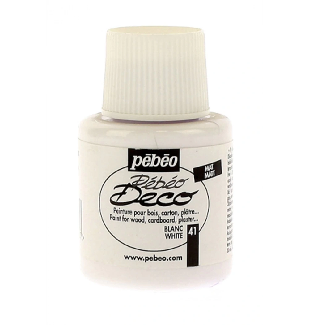 Pebeo 205- 41 110Ml Deco Mat Ahşap Boyası Beyaz