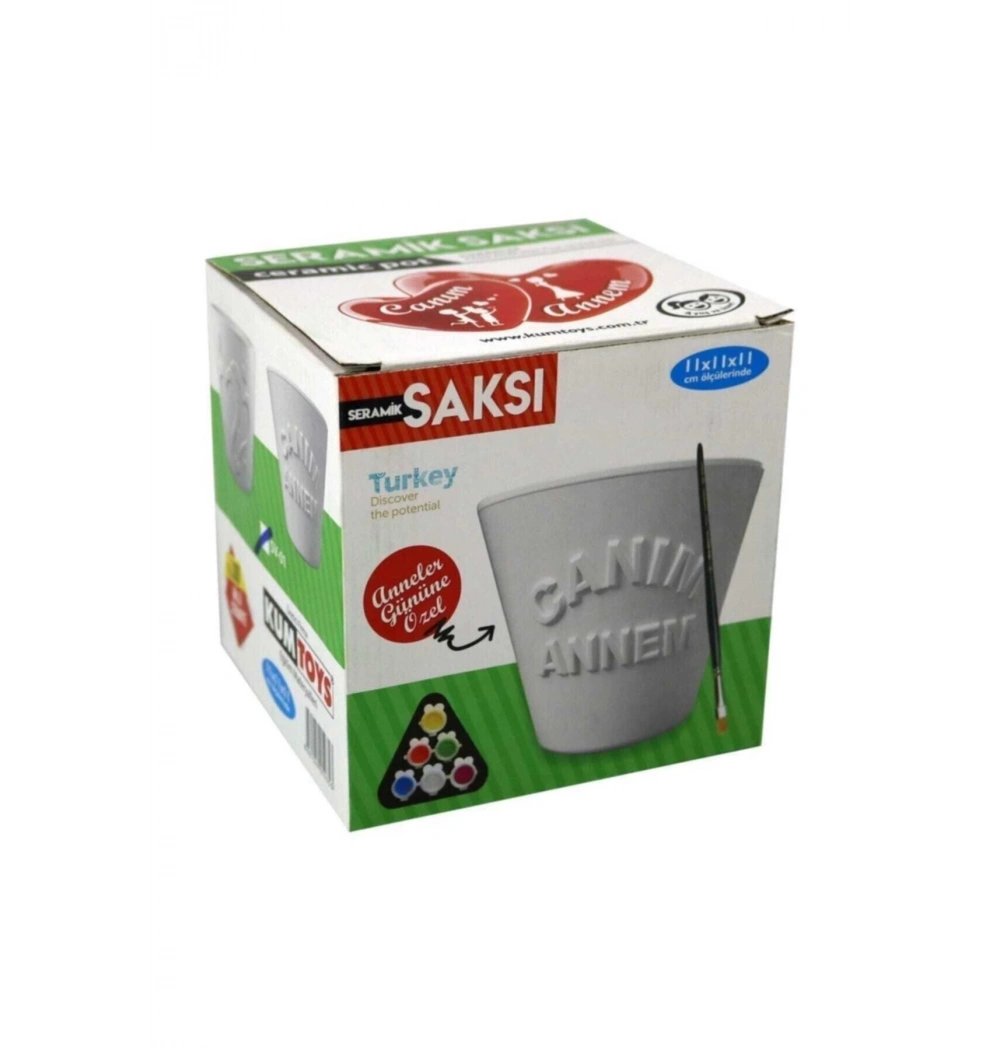 Kumtoys Seramik Vazo Anneler Günü