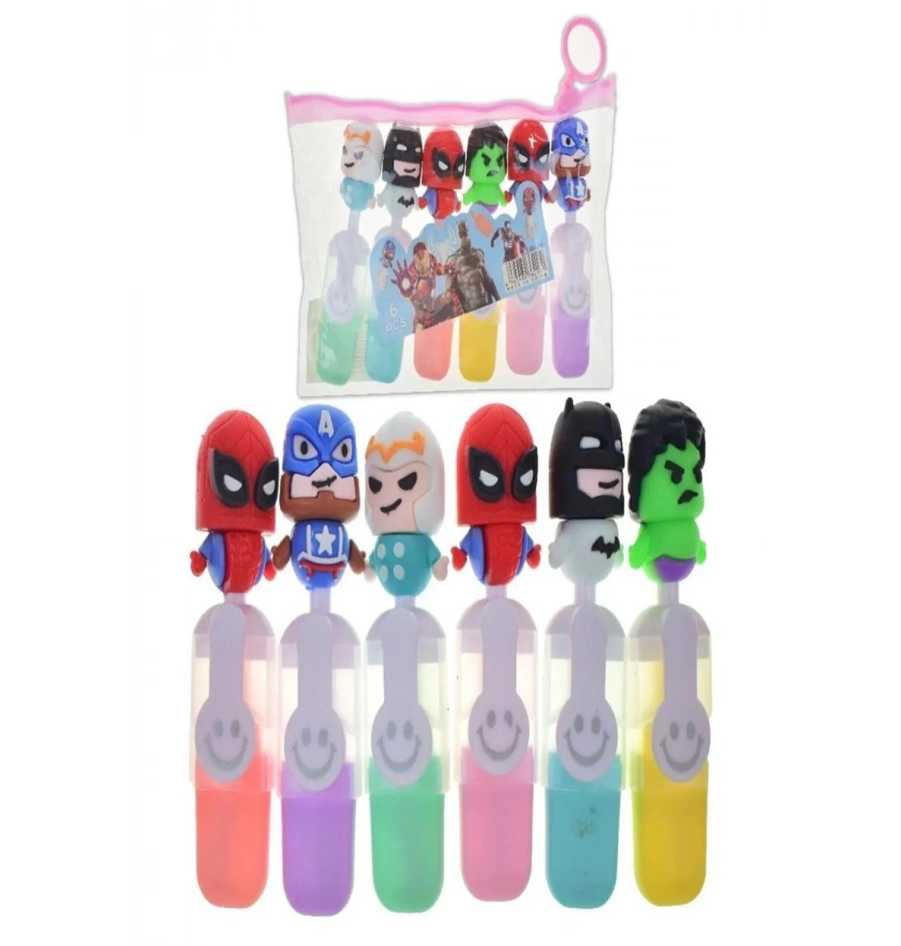 Misyon  Avangers Fosforlu Kalem 6 Lı Md-218