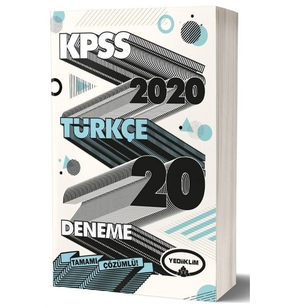 Kpss Türkçe 20 Deneme 2020   Yediiklim