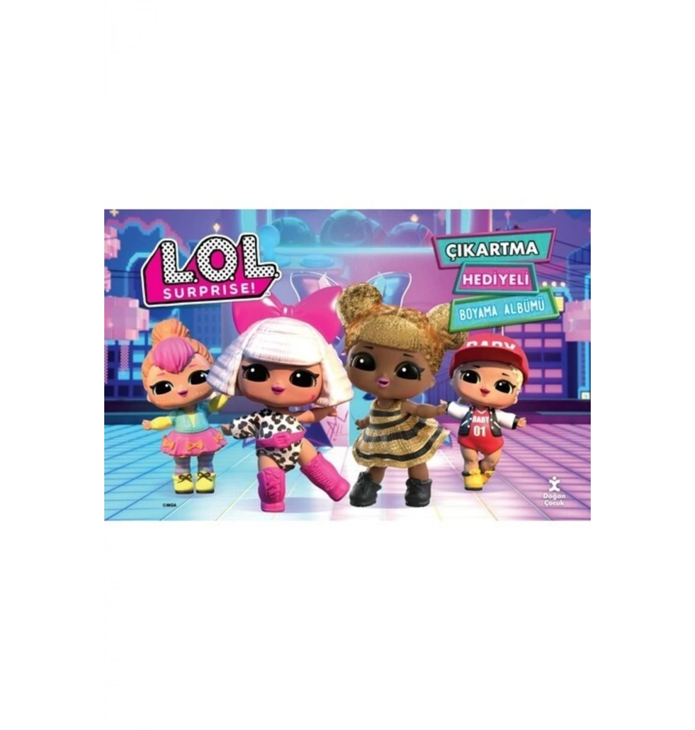 Lol Surprıse Çıkartmalı Boyama  Doğan Çocuk
