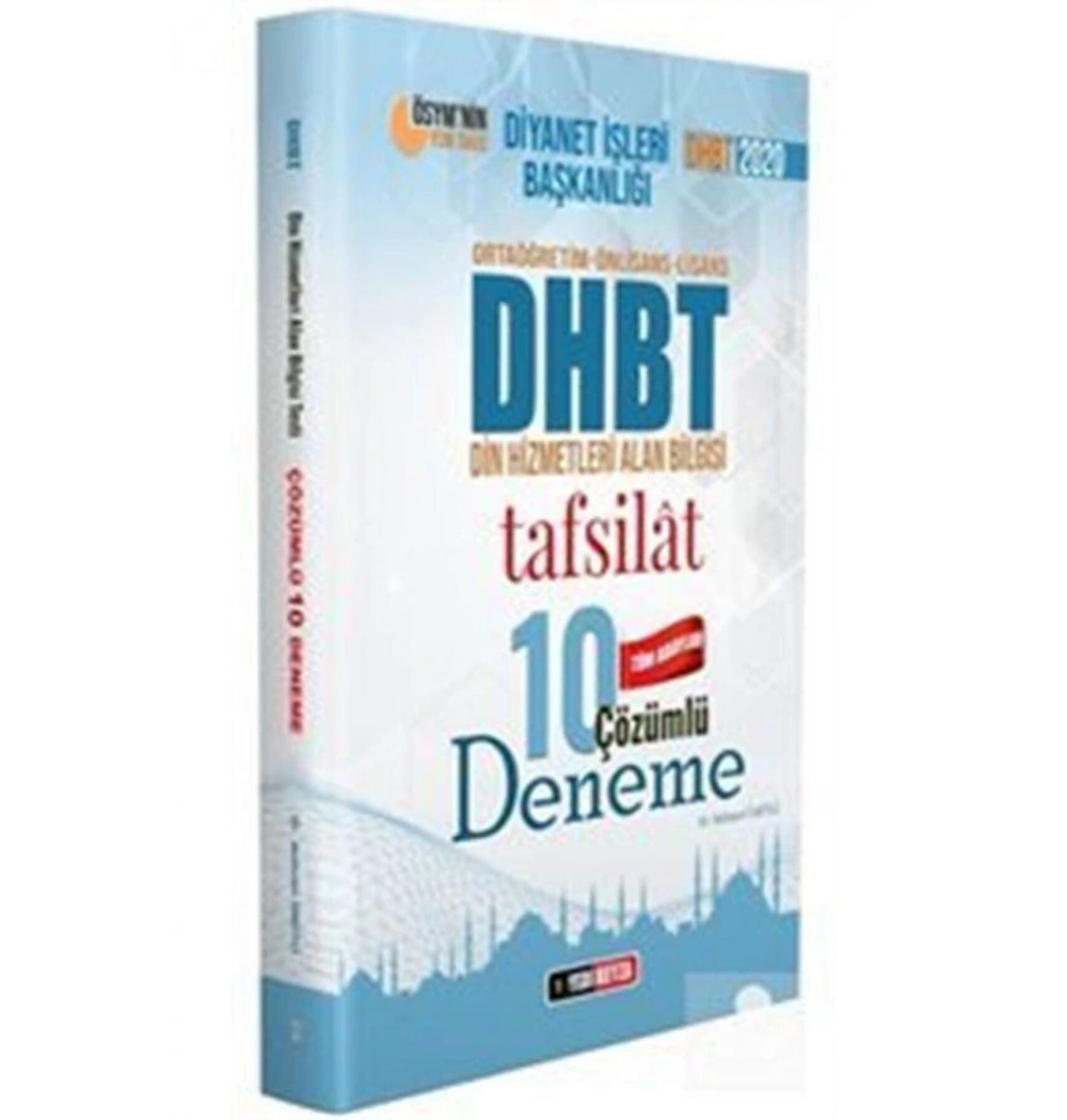 Dhbt Ortaöğretim-Önlisans-Lisans Tafsilat 10 Çözümlü Deneme Mehmet Ümütli