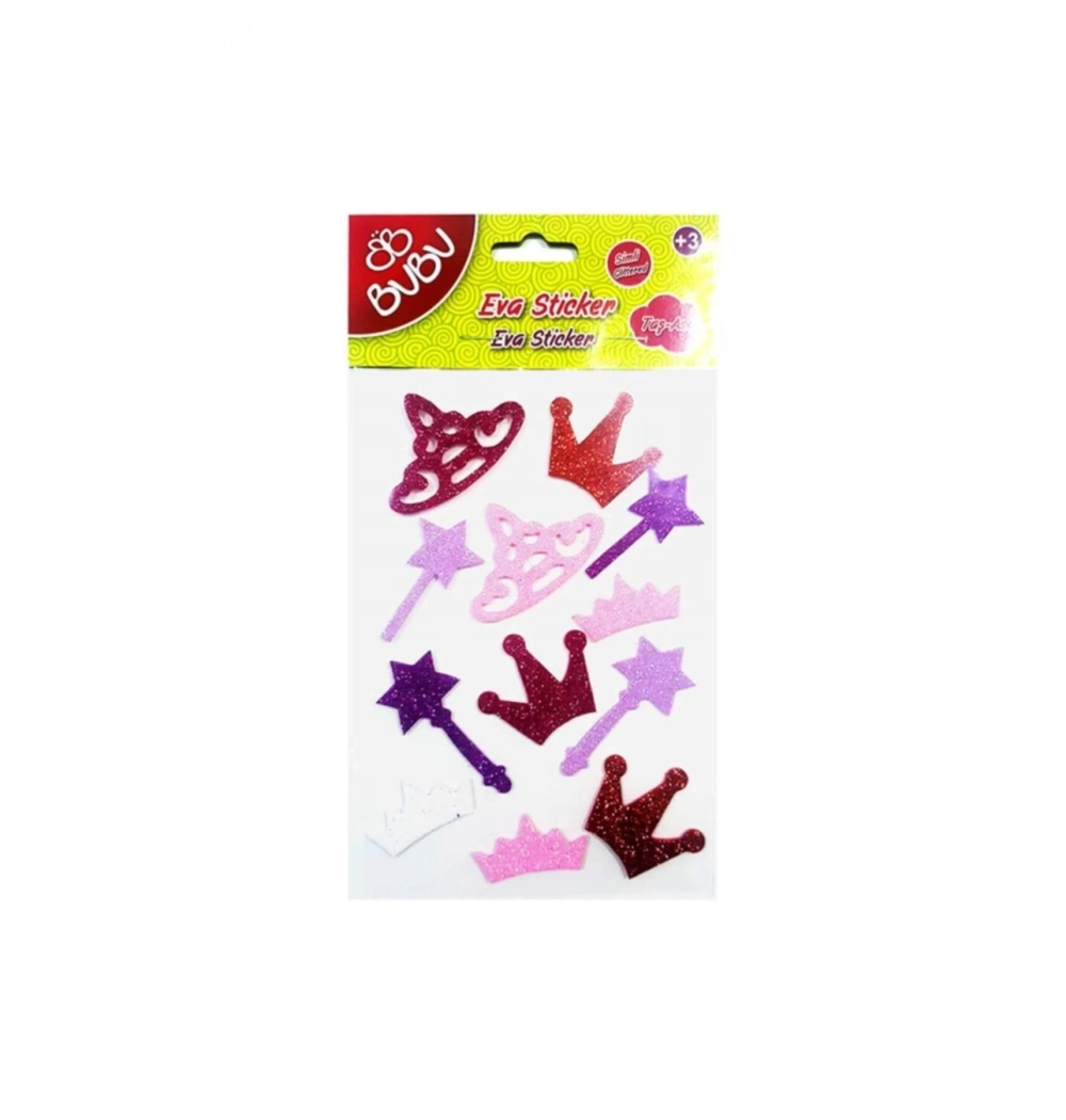 Bu-Bu Simli Eva Stıcker Kod:Bubu-Prenses St0056
