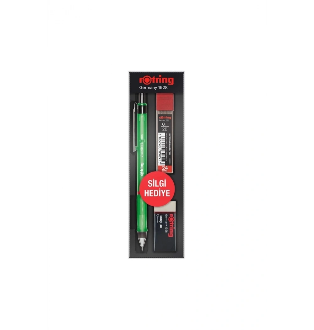 Rotrıng Vısuclıck+Min+Silgi Okul Seti 0.7 Yeşil