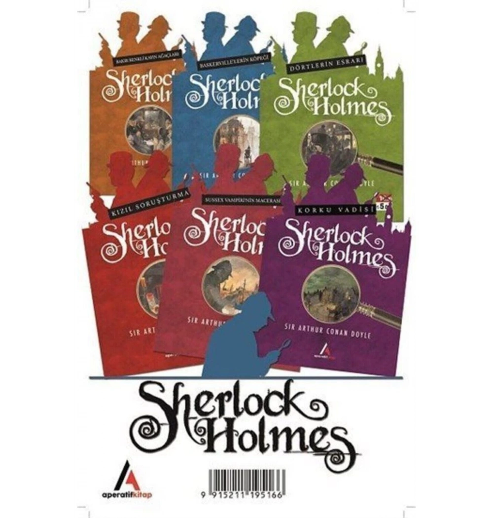 Sherlock Holmes Seti 6 Lı Sır Arthur Conan Aperatif Kitap