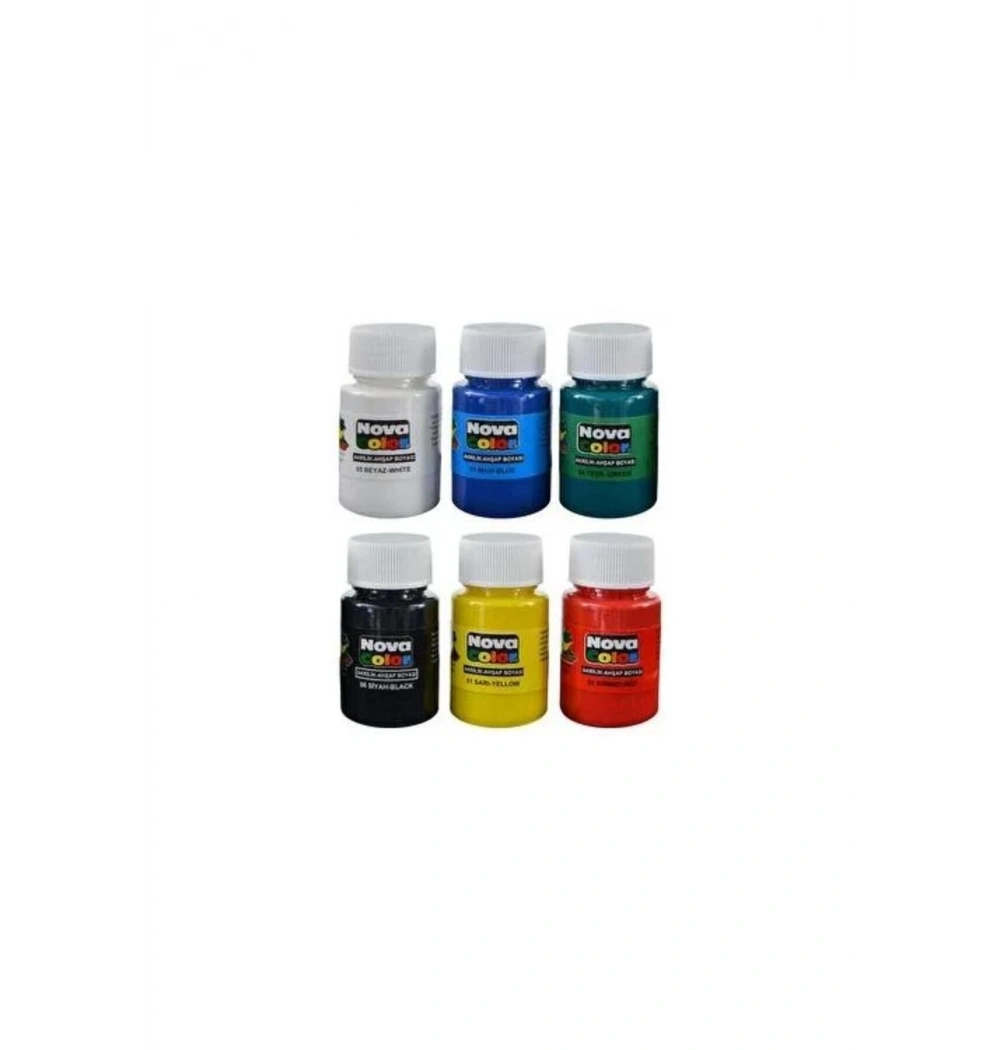 Nova Color Akrilik Boya 6 Renk 17 Ml Nc-2006
