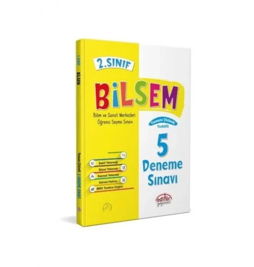 Editör 2.Sınıf Bilsem Çözümlü 5 Deneme
