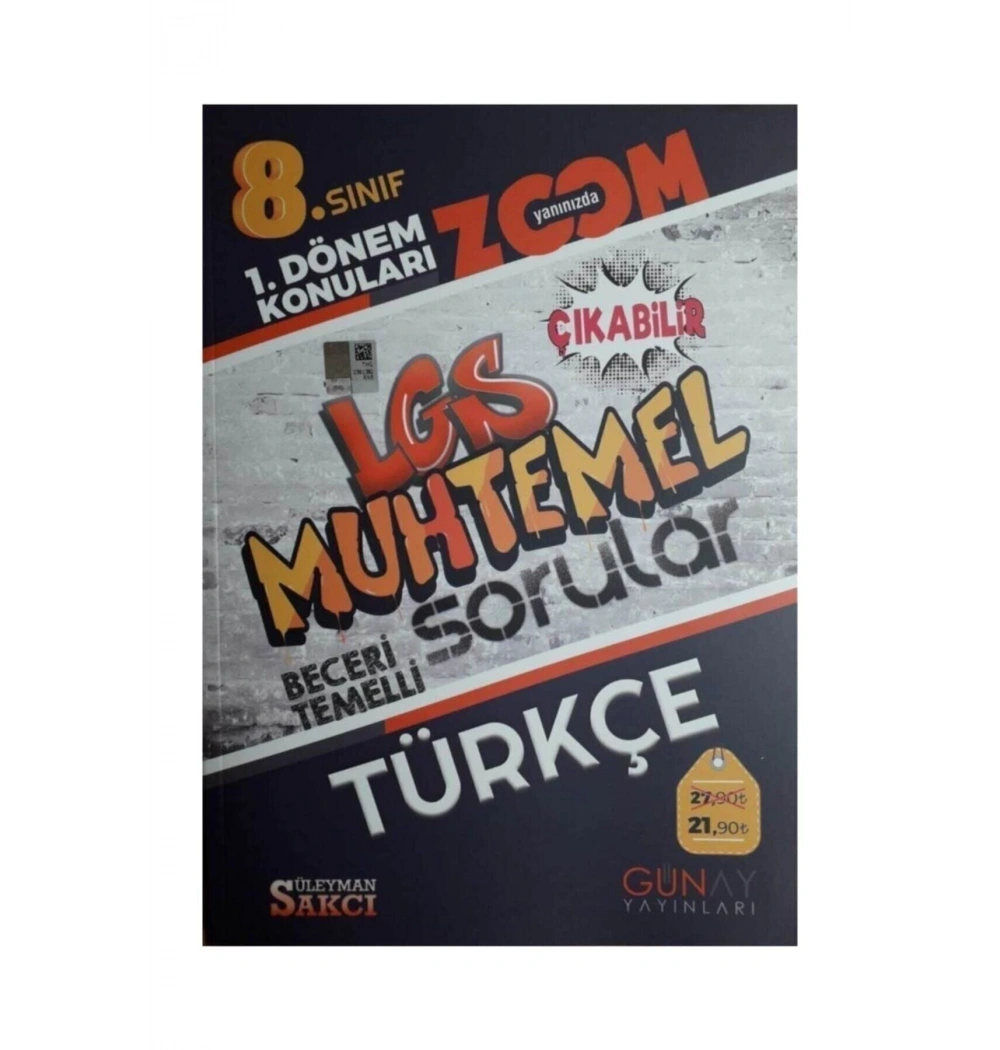 Günay 8.Sınıf 1.Dönem Türkçe Muhtemel Sorular