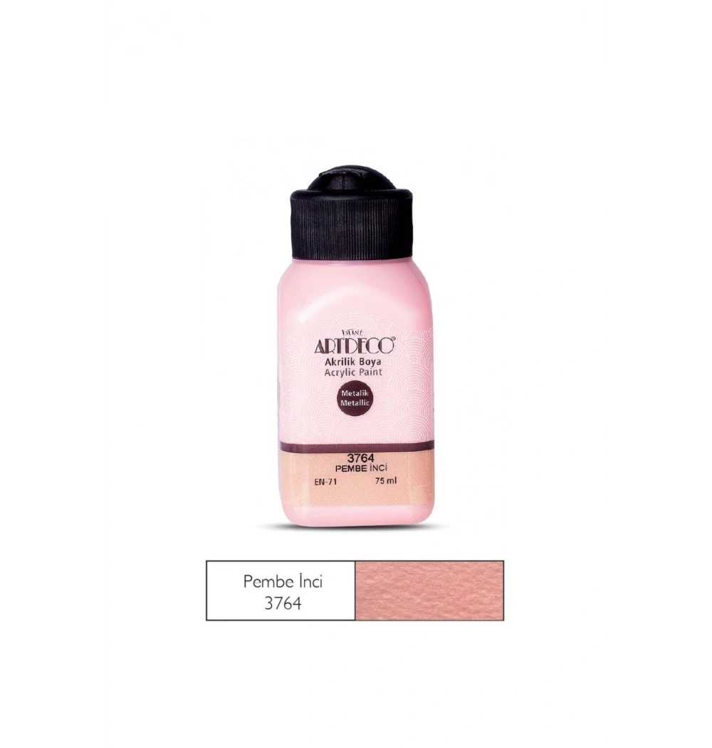 Lisans Artdeco Akrilik Boya 75 Ml Pembe İnci  Lv-Y-071I-3764