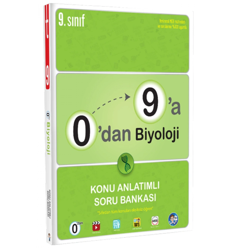 Tonguç 9.Sınıf 0 Dan 9 A Biyoloji Konu Anlatımlı Soru Bankası