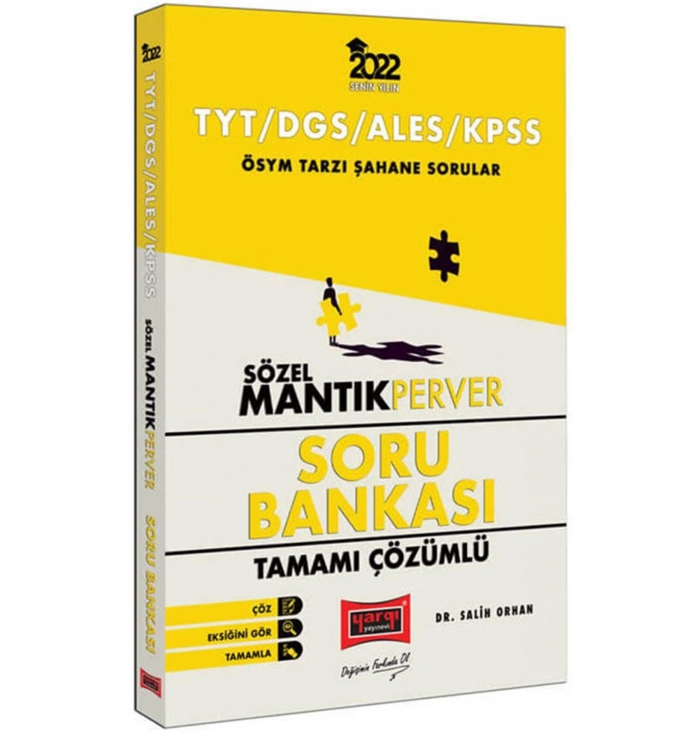 Yargı 2022 Tüm Sınavlar Sözel Mantıkperver Soru Bankası